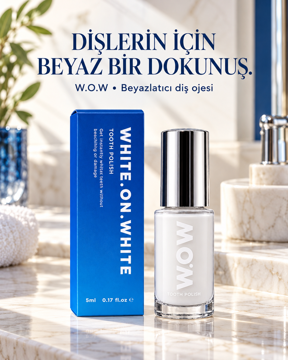 W.O.W Beyazlatıcı Diş Ojesi