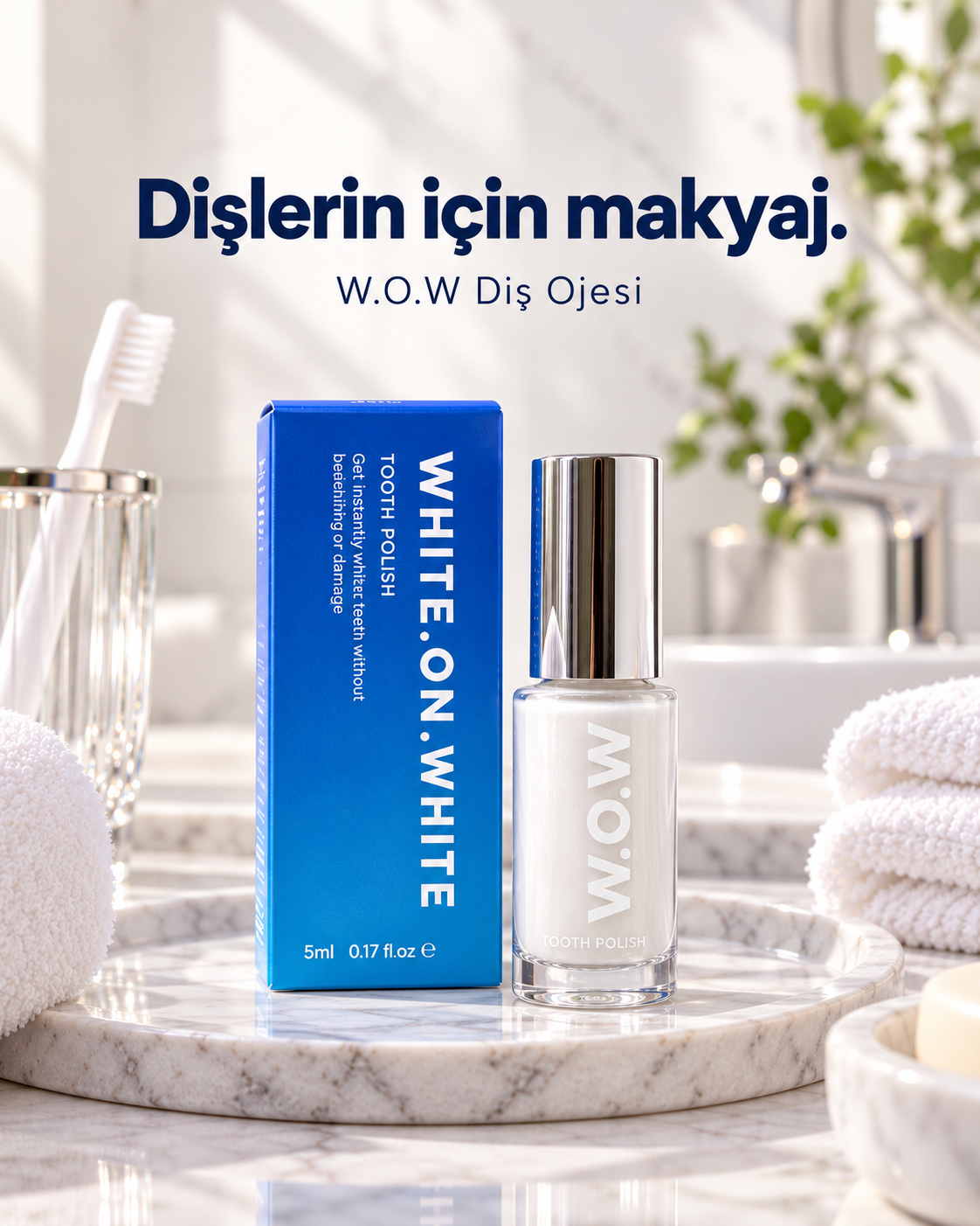 W.O.W Beyazlatıcı Diş Ojesi