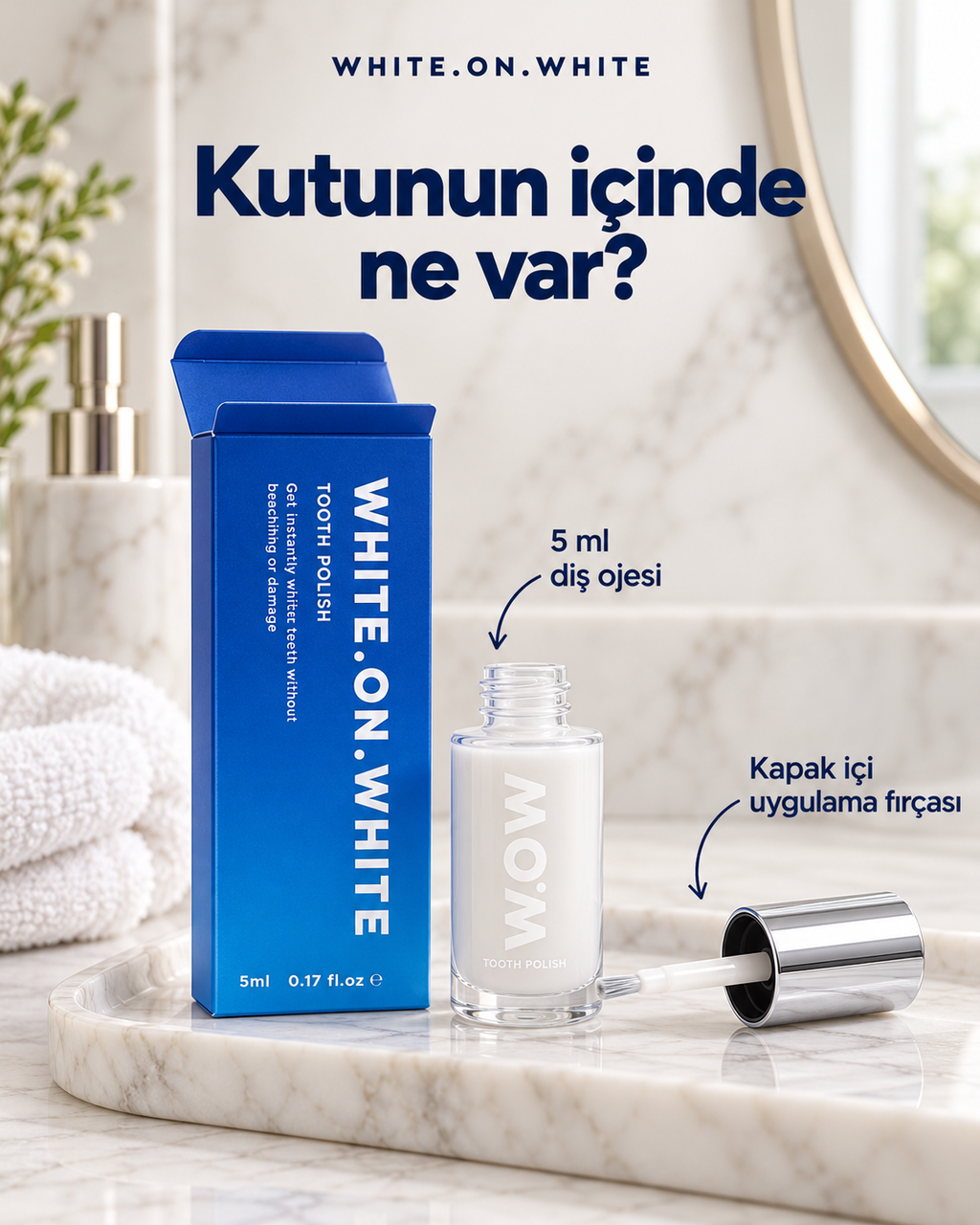 W.O.W Beyazlatıcı Diş Ojesi