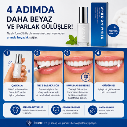 W.O.W Beyazlatıcı Diş Ojesi
