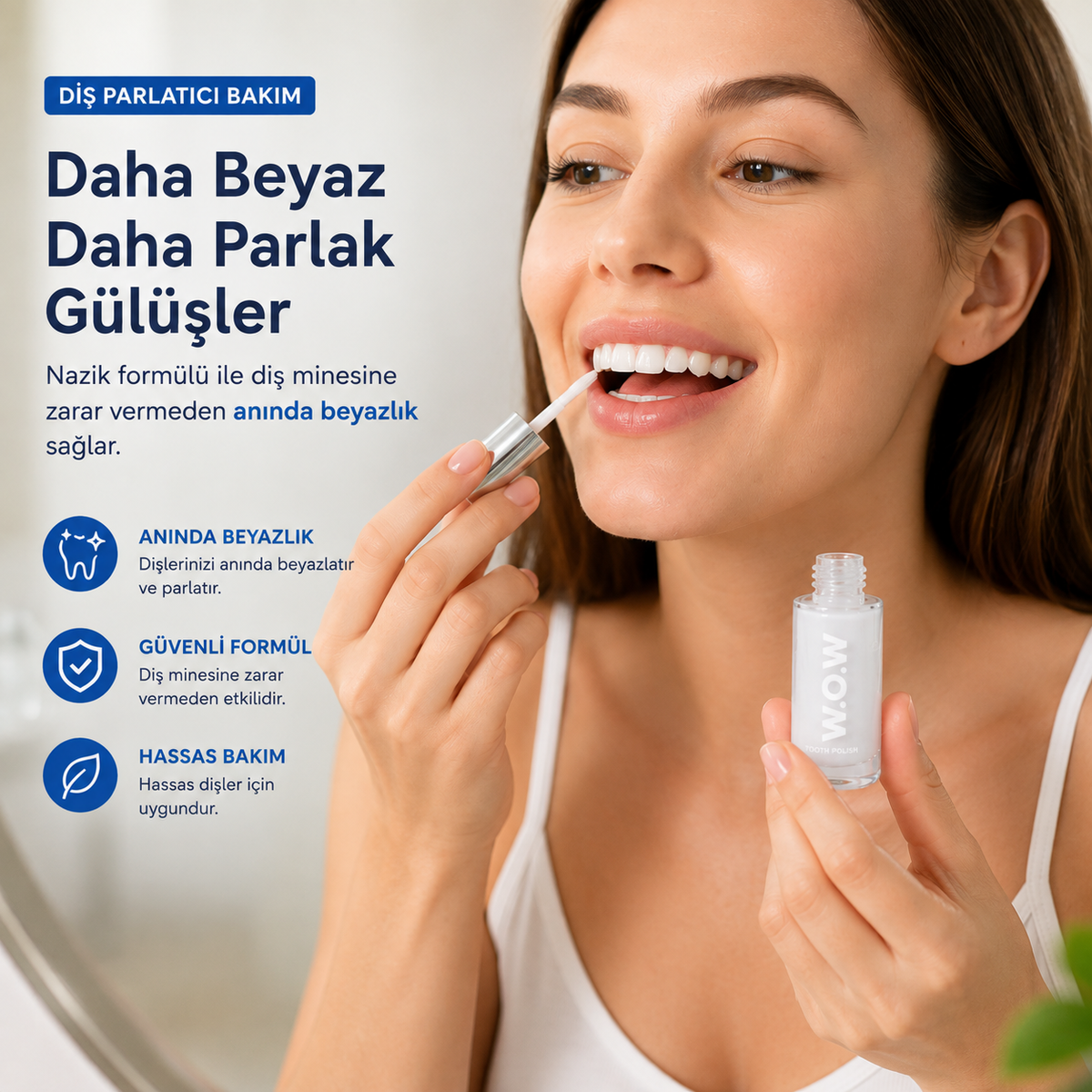 W.O.W Beyazlatıcı Diş Ojesi