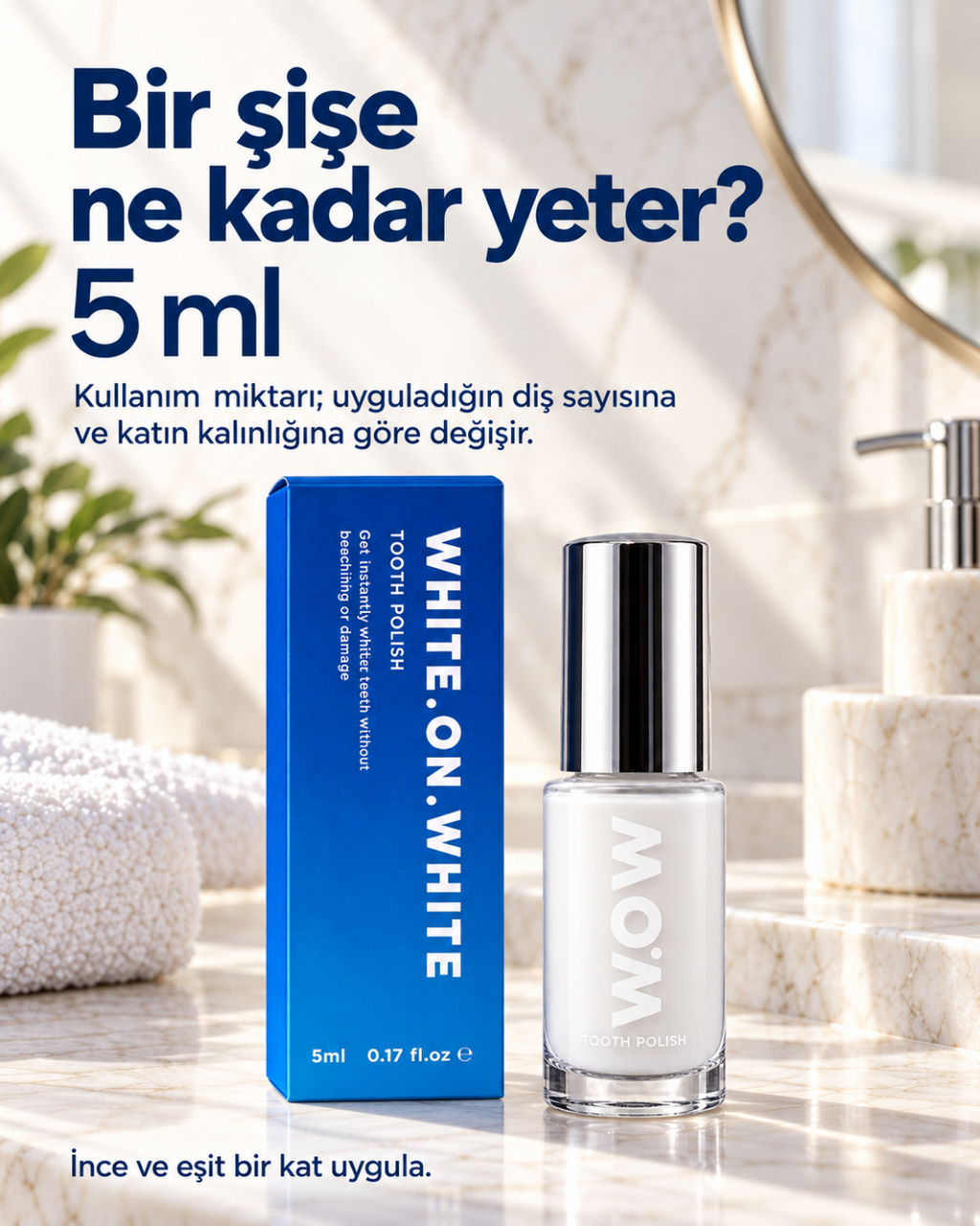 W.O.W Beyazlatıcı Diş Ojesi