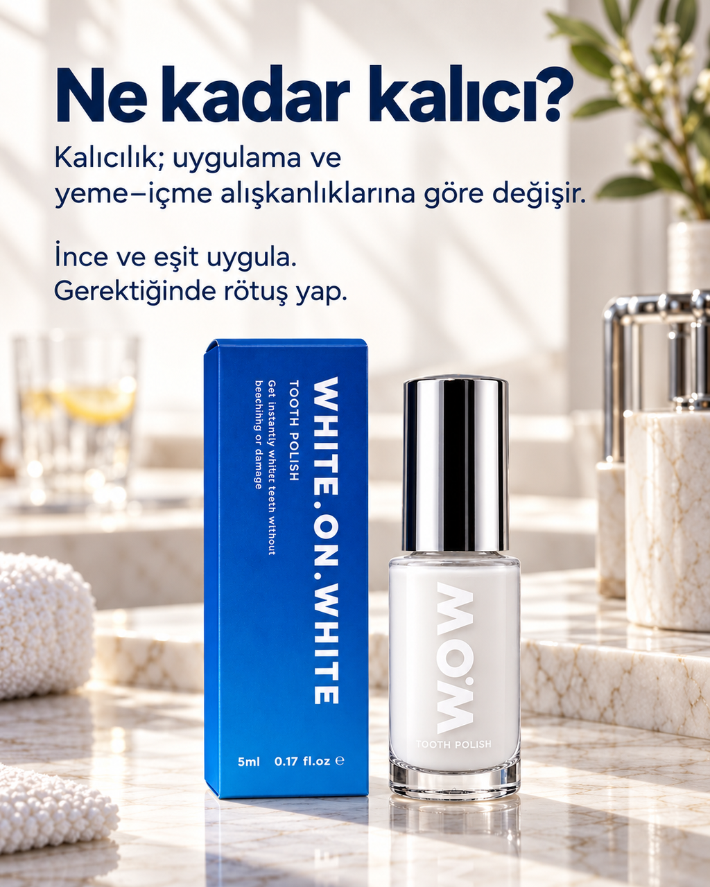 W.O.W Beyazlatıcı Diş Ojesi