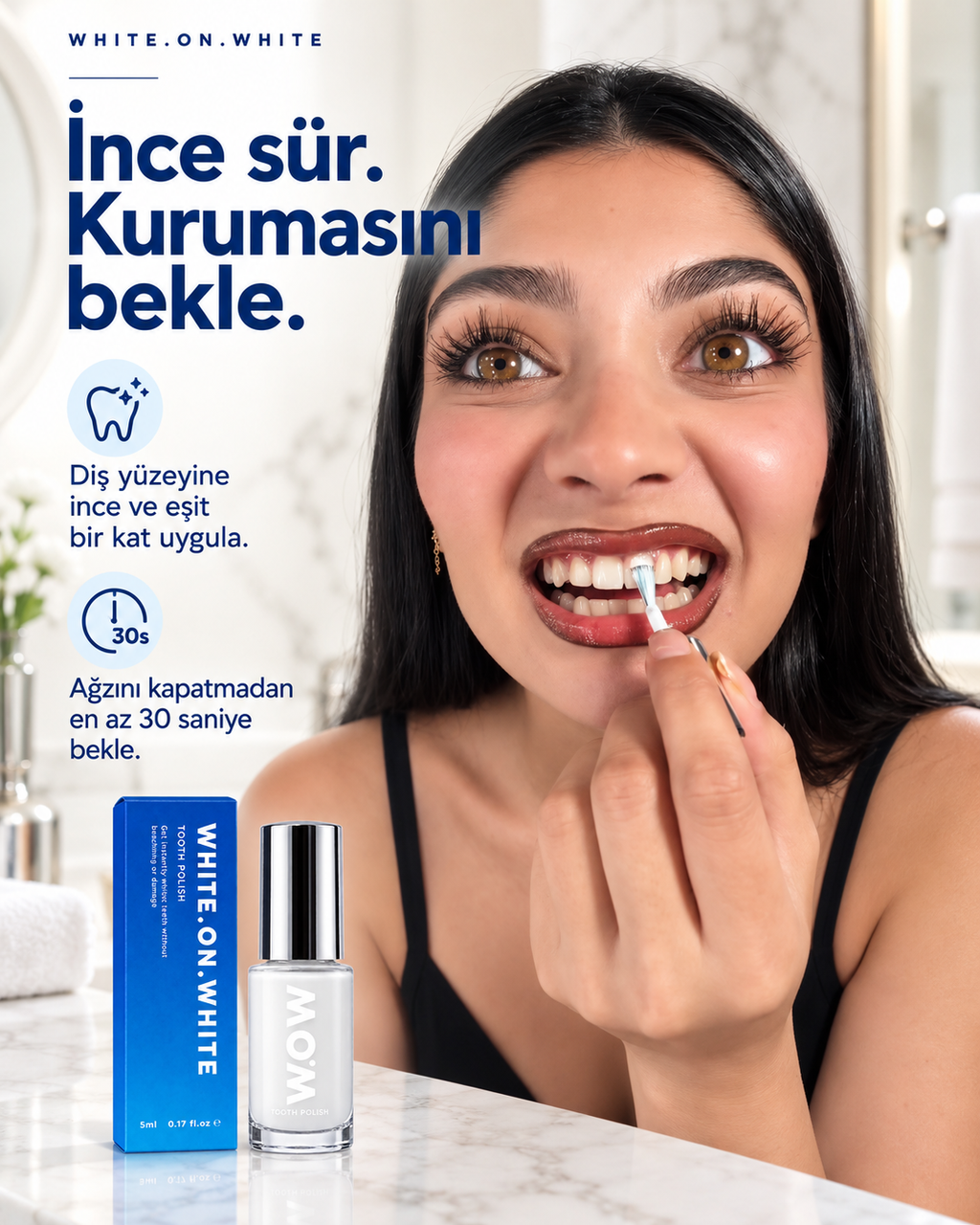 W.O.W Beyazlatıcı Diş Ojesi