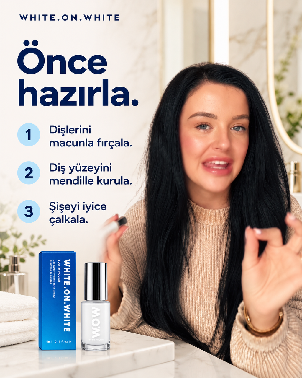 W.O.W Beyazlatıcı Diş Ojesi