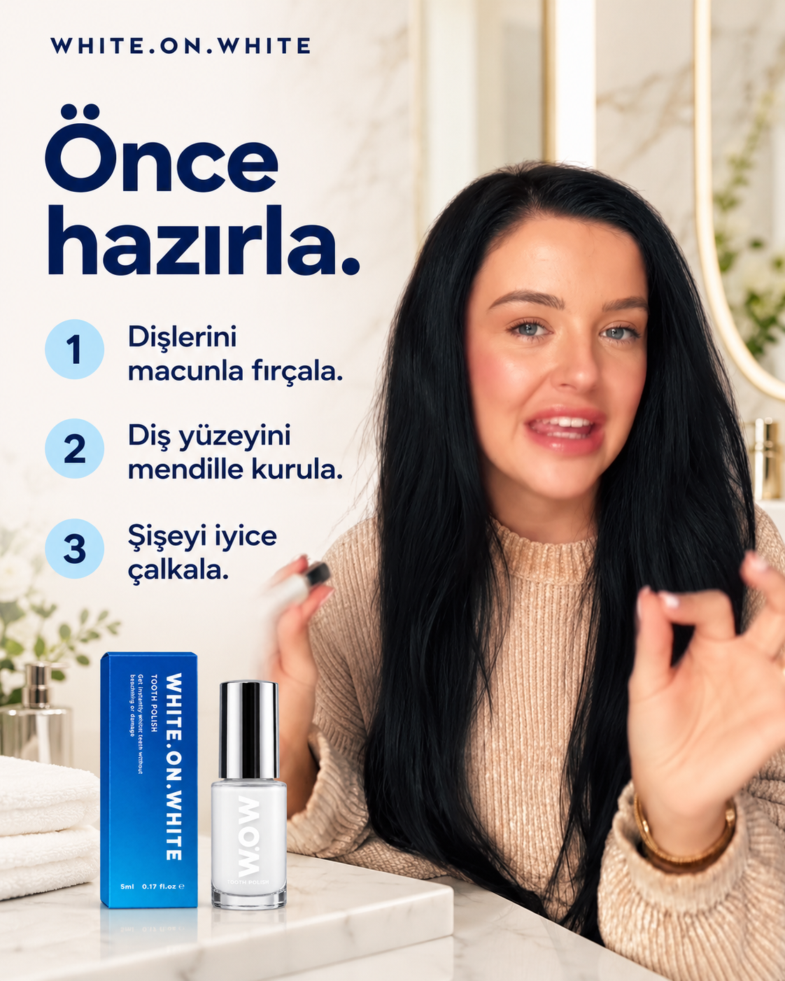 W.O.W Beyazlatıcı Diş Ojesi